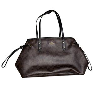 Coach Drawstring Carryall Satchel Handbag